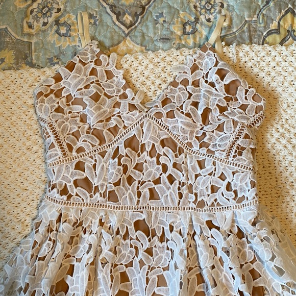 White and nude dress / sundress 🤍🤎 - Picture 4 of 9